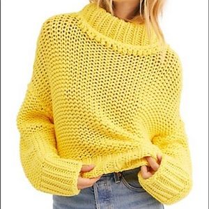 Free People Cotton Blended Sweater